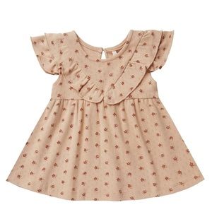 Quincy Mae Ruffle Dress 0-3 NWT